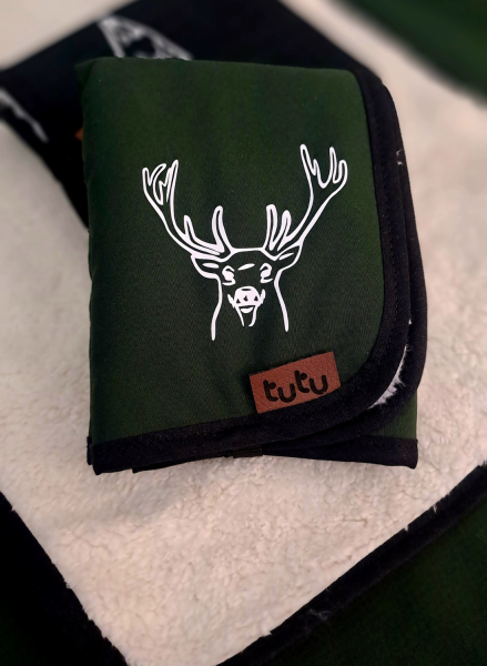 XL Podsedáček pro myslivce a rybáře zimní (zapínání na knoflík)