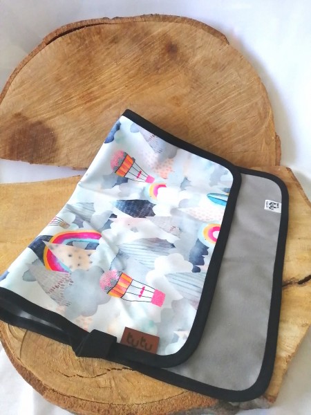Dárková sada veselé balóny - tutubag, podsedák, mini peněženka 