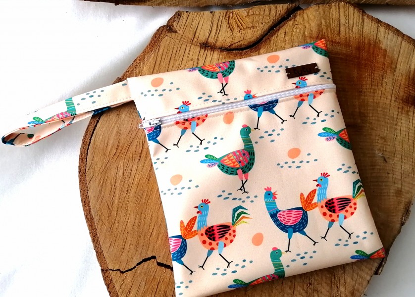 Tutubag velikonoční se slepičkou - nepromokavá taštička